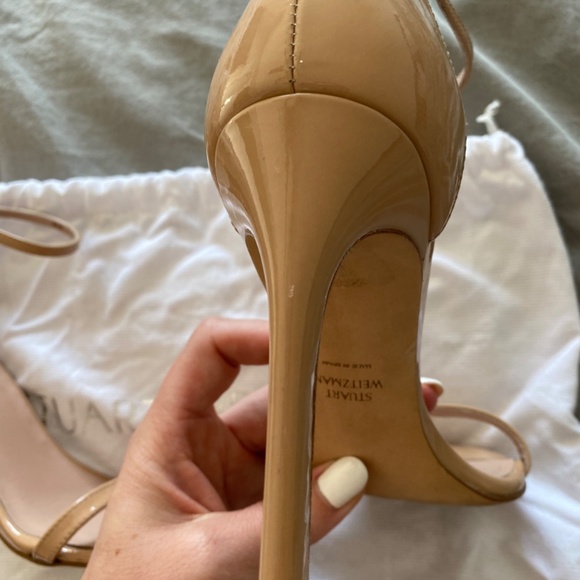 Stuart Weitzman nudist strap sandal size 7 - Picture 8 of 10
